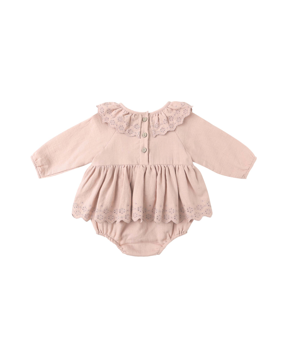 Quincy Mae Baby Thalia Romper - Rose