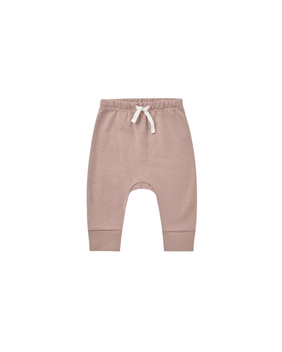 Quincy Mae Baby & Toddler Bottoms Drawstring Pant - Mauve