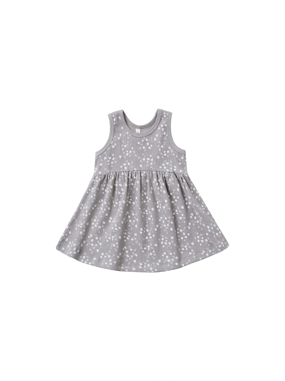 Quincy Mae Baby & Toddler Dresses Ribbed Tank Dress - Fleur