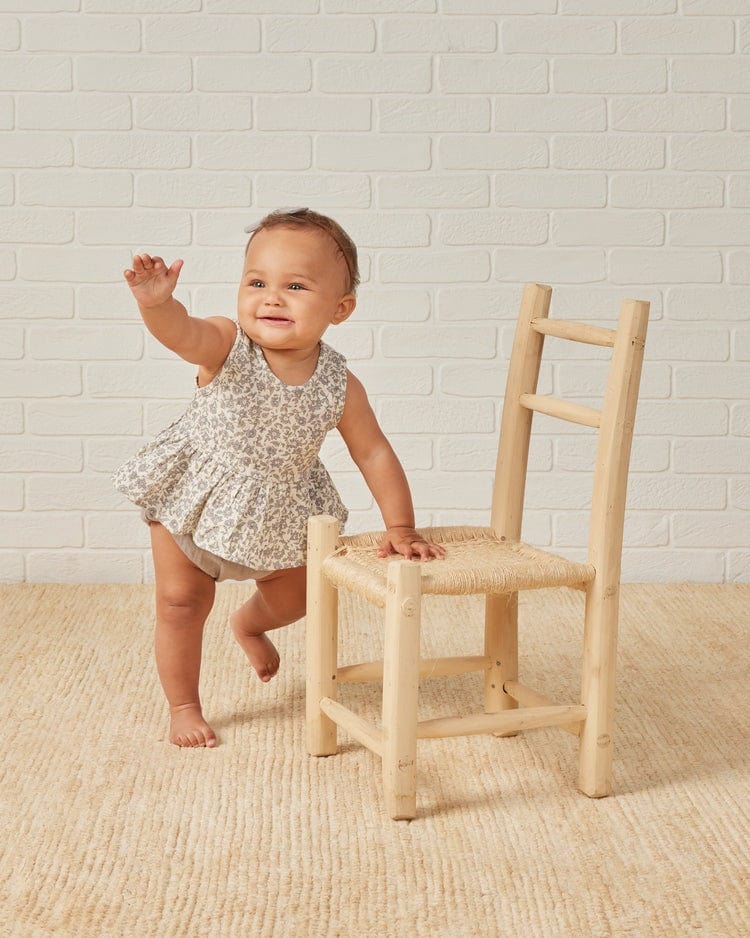 Quincy Mae Baby & Toddler Dresses Sleeveless Peplum Set - French Garden