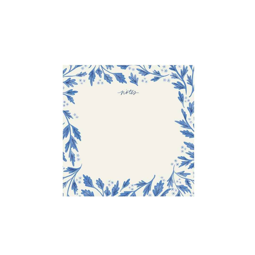 Ramona & Ruth Paper Blue Vines Notes Block Notepad