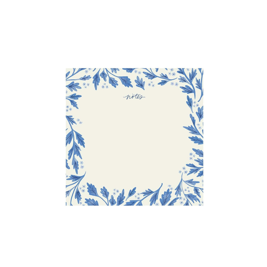 Ramona & Ruth Paper Blue Vines Notes Block Notepad