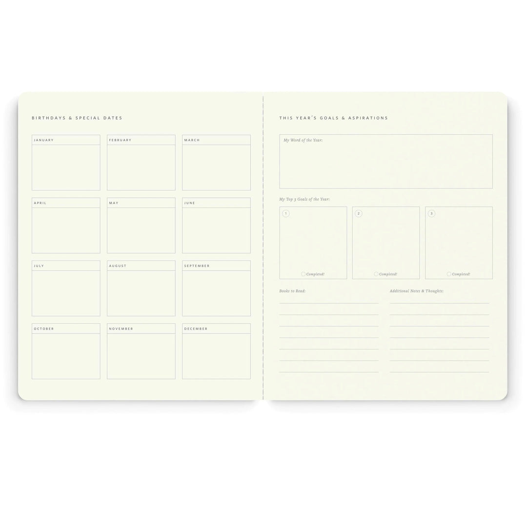 Ramona & Ruth Paper Bunches Stitched Monthly Planner