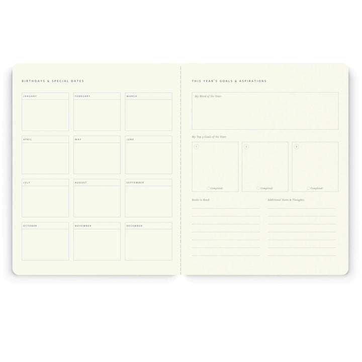 Ramona & Ruth Paper Bunches Stitched Monthly Planner
