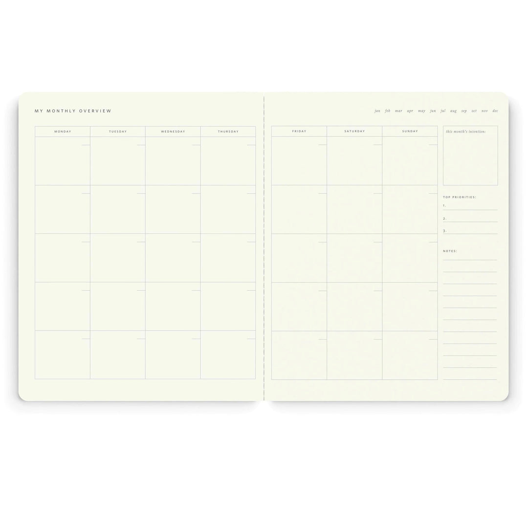 Ramona & Ruth Paper Bunches Stitched Monthly Planner
