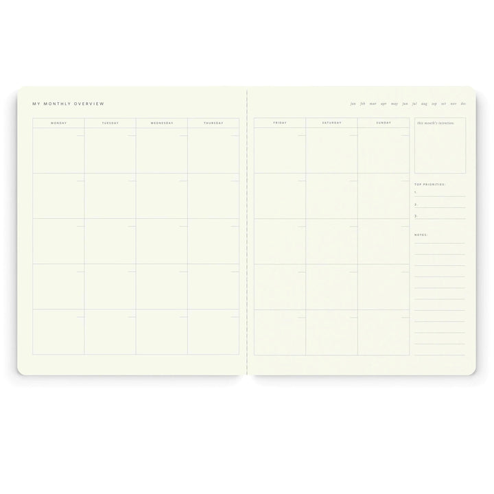 Ramona & Ruth Paper Bunches Stitched Monthly Planner