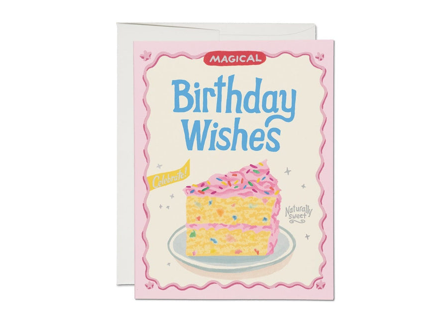 Red Cap Cards Card Cake Mix Birthday Card