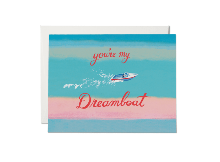Red Cap Cards Card Dreamboat Love Card