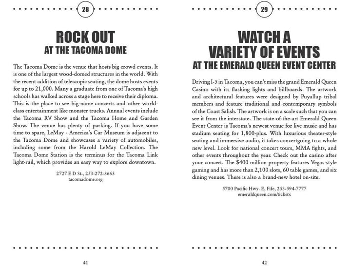 Reedy Press Gifts 100 Things to Do in Tacoma Before You Die, Second Edition