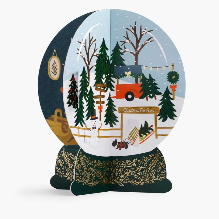 Rifle Paper Co. Advent Calendar Snow Globe Advent Calendar