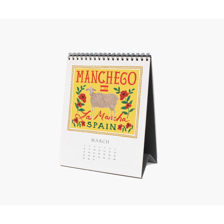 Rifle Paper Co. Calendar 2026 Cheese Desk Calendar
