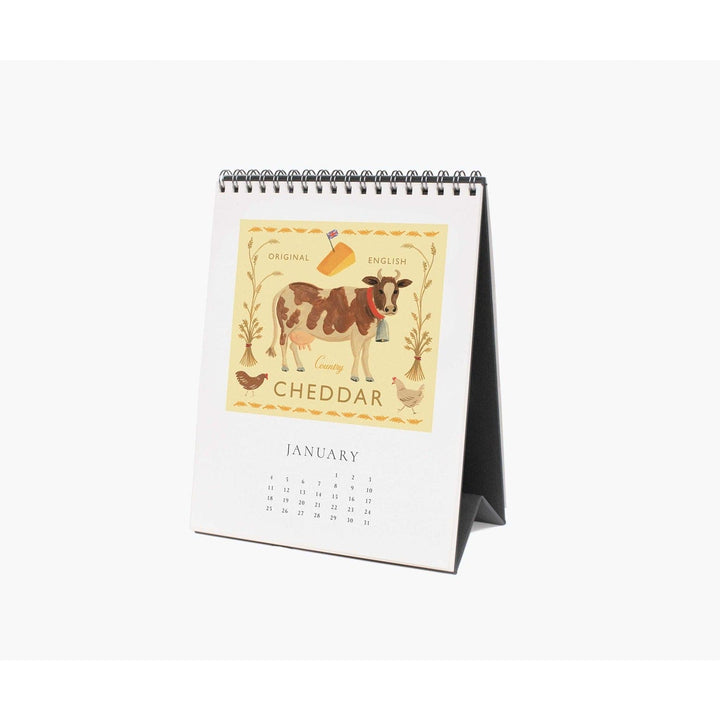 Rifle Paper Co. Calendar 2026 Cheese Desk Calendar