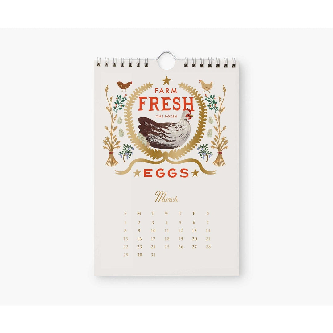 Rifle Paper Co. Calendar 2026 Country Farm Kitchen Calendar (6x9)