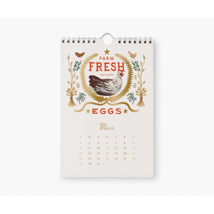 Rifle Paper Co. Calendar 2026 Country Farm Kitchen Calendar (6x9)