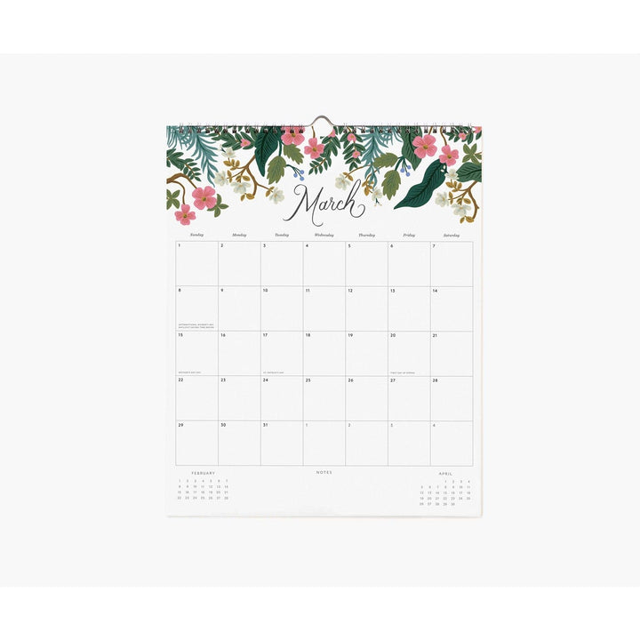 Rifle Paper Co. Calendar 2026 Dahlia Appointment Calendar
