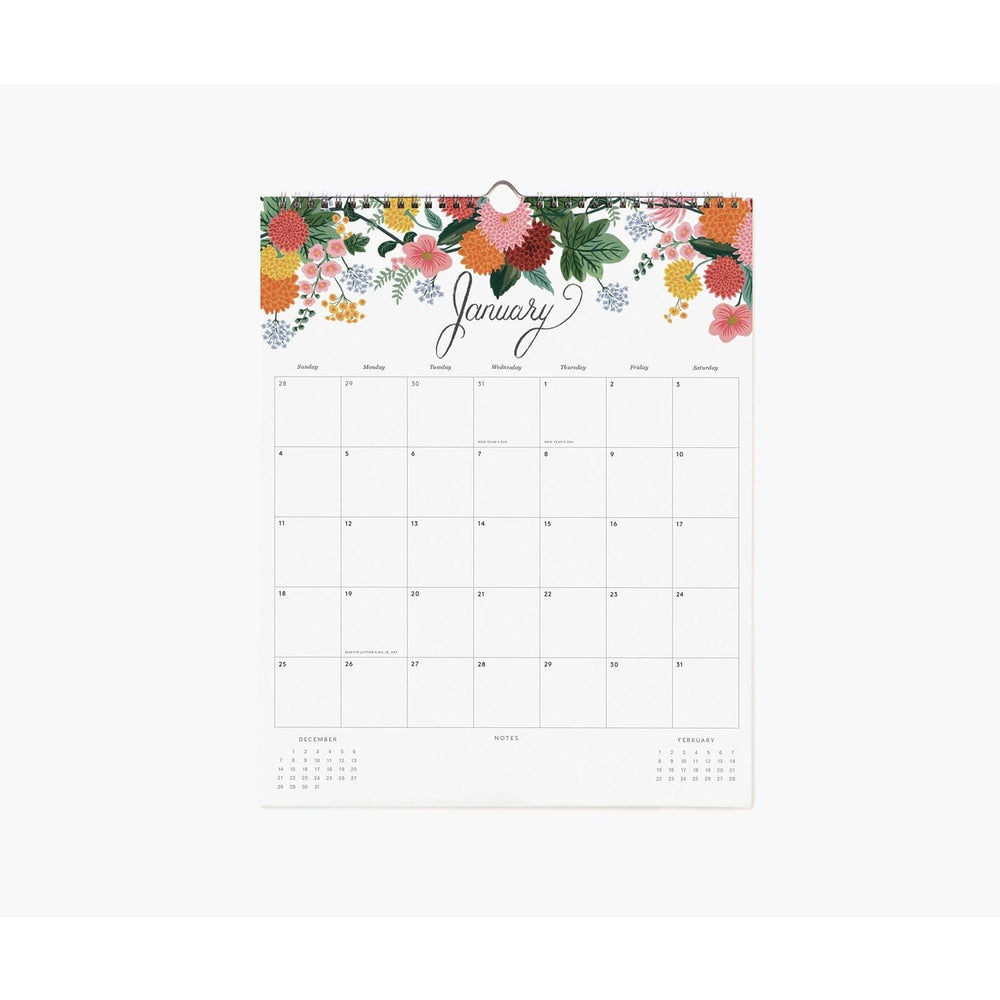 Rifle Paper Co. Calendar 2026 Dahlia Appointment Calendar