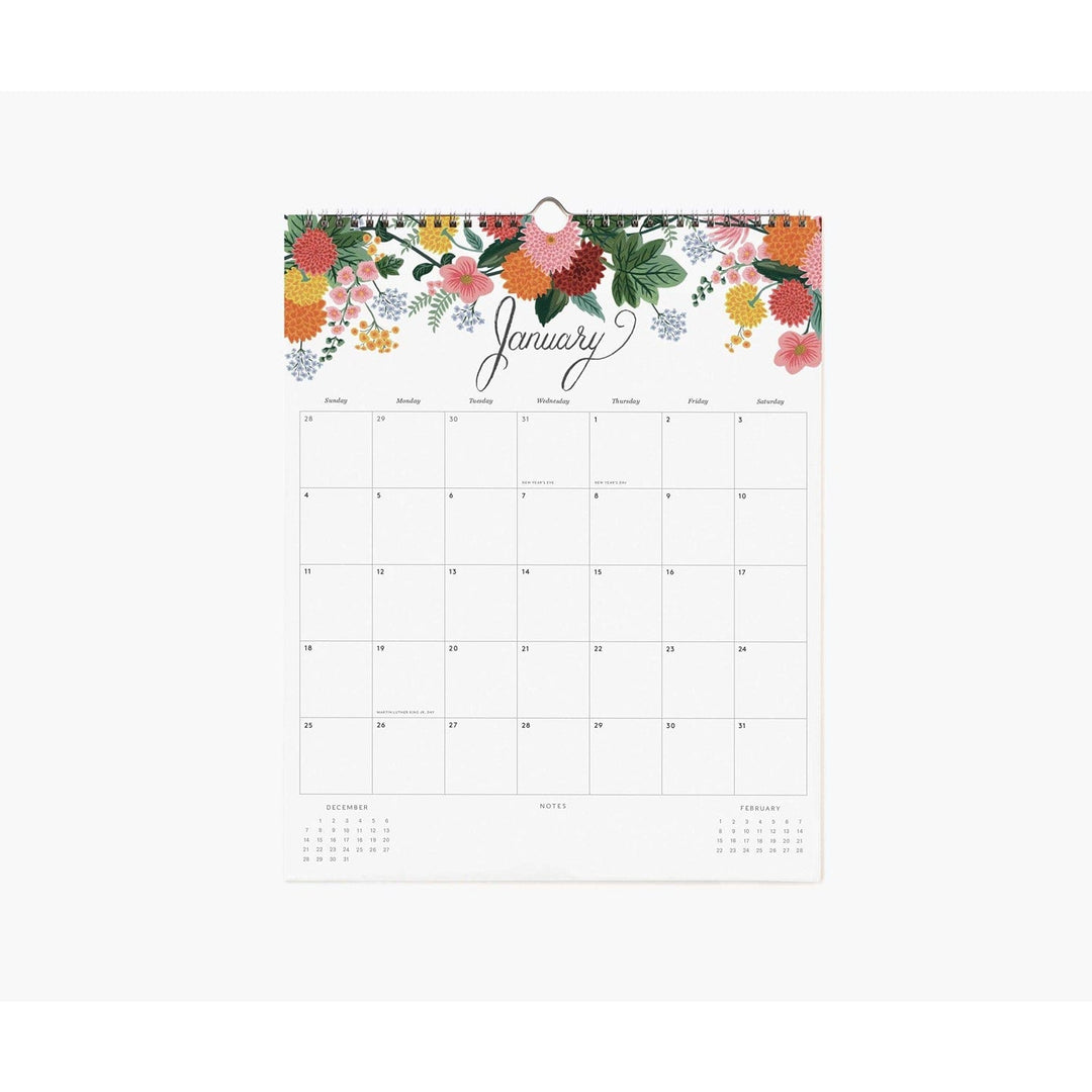 Rifle Paper Co. Calendar 2026 Dahlia Appointment Calendar