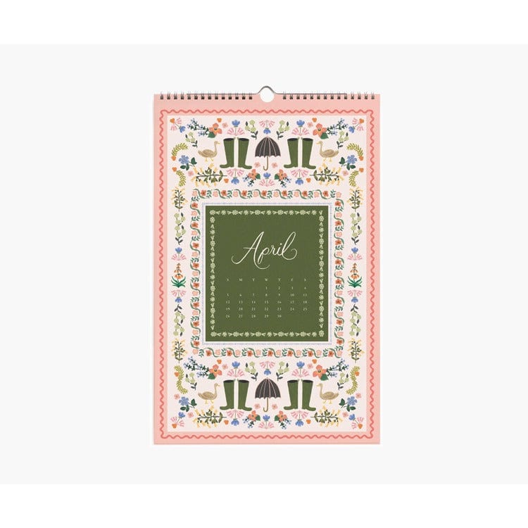 Rifle Paper Co. Calendar 2026 Flora Wall Calendar