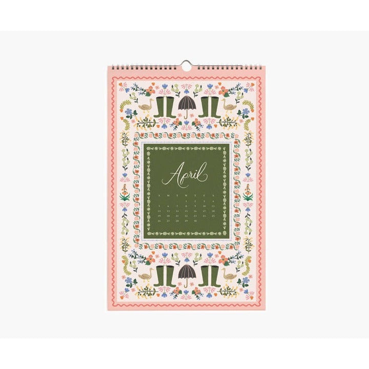 Rifle Paper Co. Calendar 2026 Flora Wall Calendar