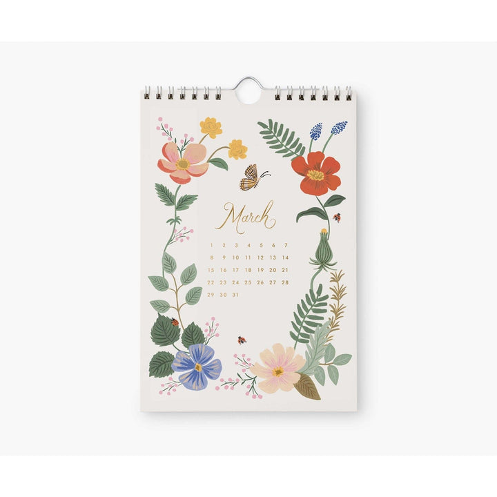 Rifle Paper Co. Calendar 2026 Strawberry Fields Kitchen Calendar (6x9)