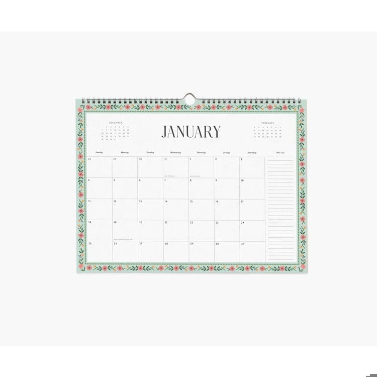 Rifle Paper Co. Calendar 2026 Wildwood Appointment Calendar