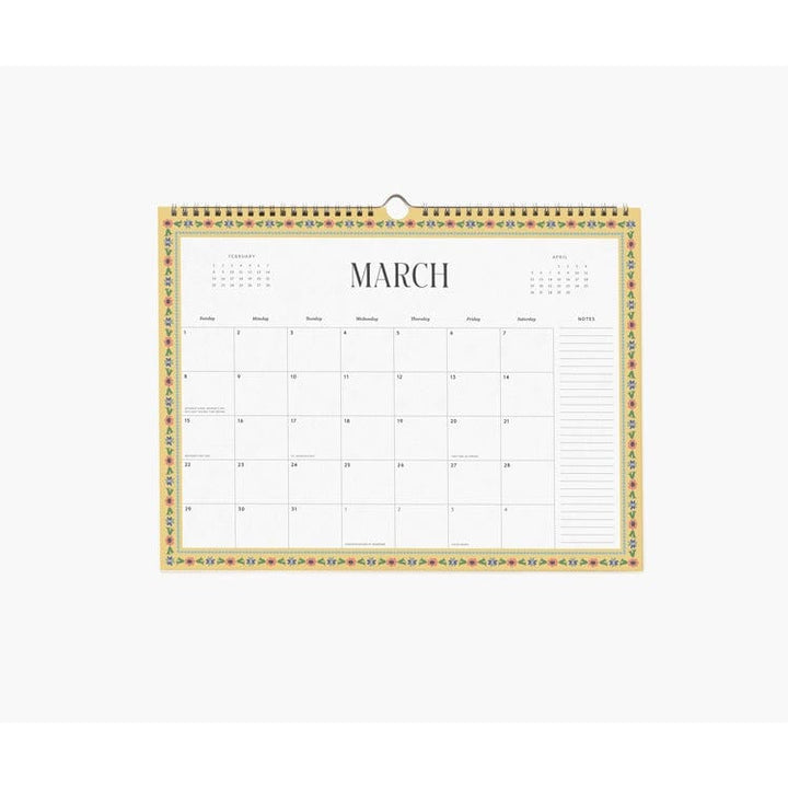 Rifle Paper Co. Calendar 2026 Wildwood Appointment Calendar