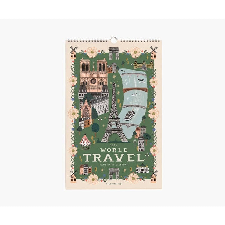 Rifle Paper Co. Calendar 2026 World Travel Wall Calendar