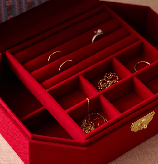 Rifle Paper Co. Gifts Gemma Embroidered Jewelry Box
