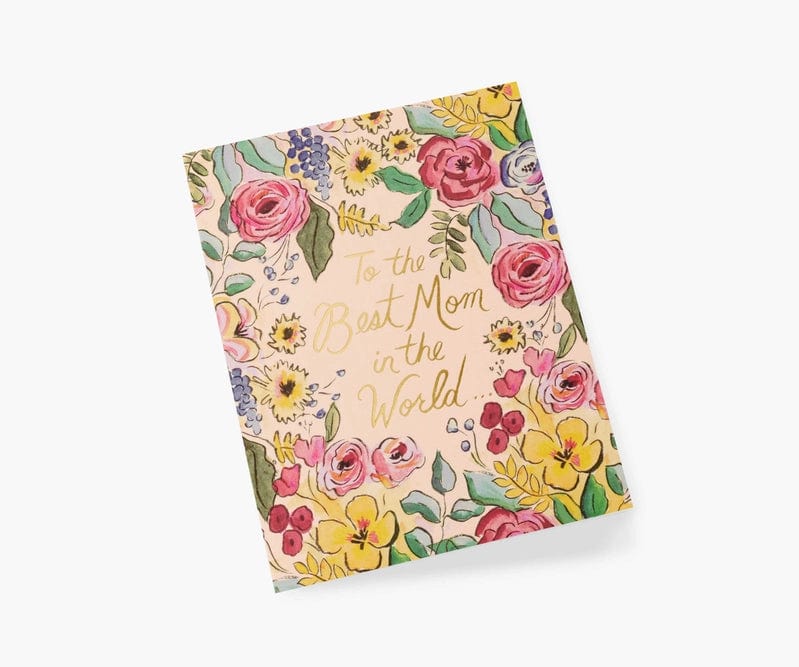 Rifle Paper Co. Greeting Card Best Mom in the World Greeting Card