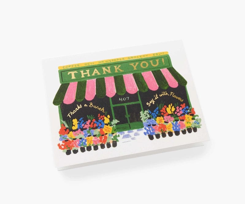 Rifle Paper Co. Greeting Card Flower Shop Thank You Greeting Card