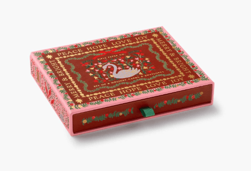 Rifle Paper Co. Holiday Christmastide Keepsake Card Box