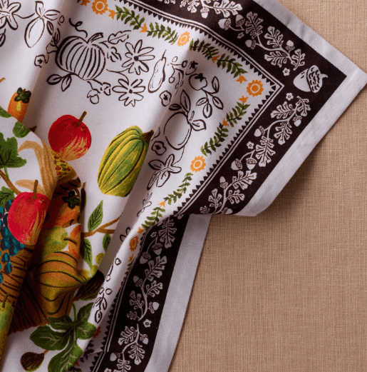 Rifle Paper Co. Holiday Harvest Tea Towel