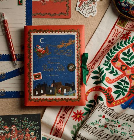 Rifle Paper Co. Holiday Letters to Santa Folio Stationery Set