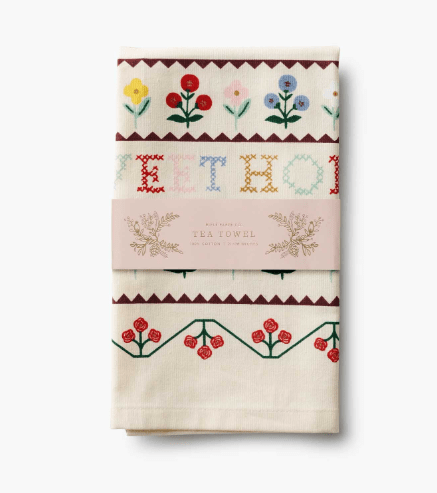 Rifle Paper Co. Home Home Sweet Home Tea Towel