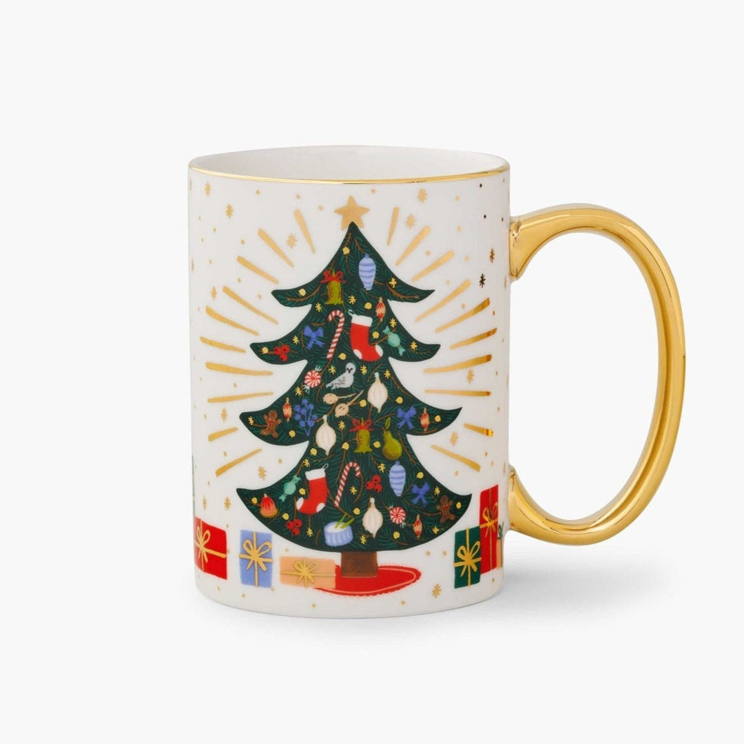 Rifle Paper Co. Mug Holiday Tree Porcelain Mug
