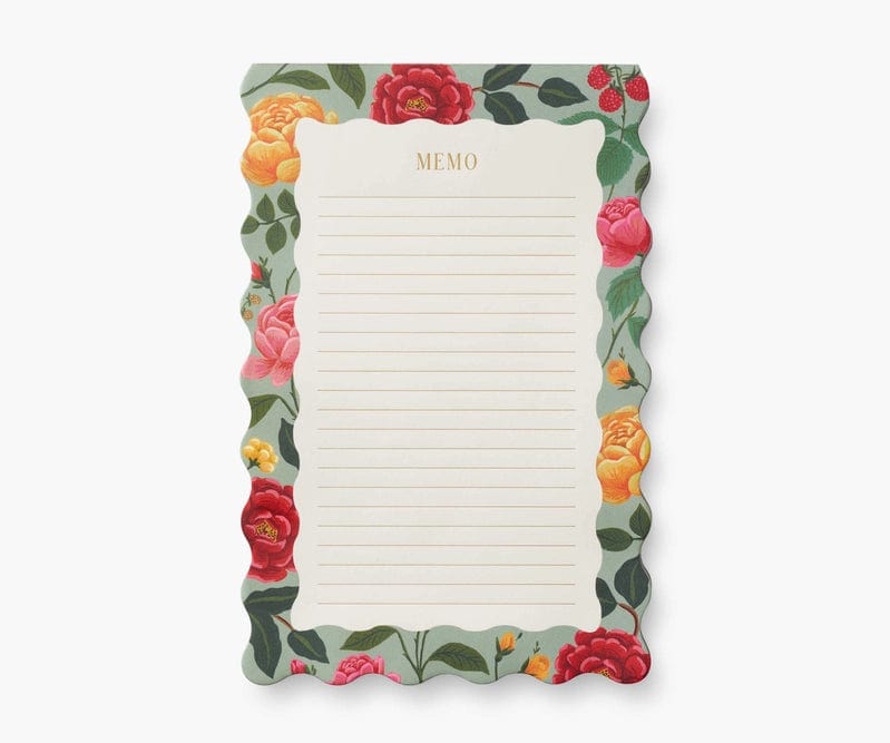 Rifle Paper Co. Notepads Roses Large Memo Notepad