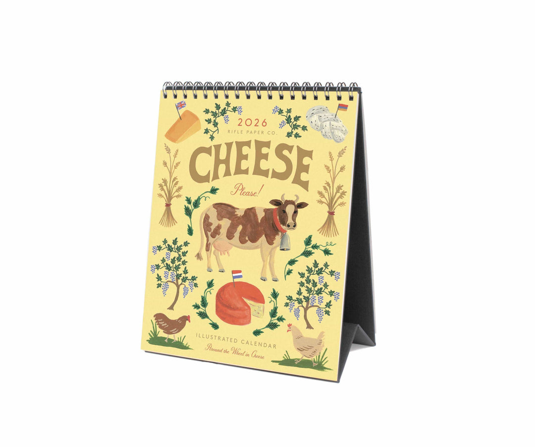 Rifle Paper Co. Paper 2026 Cheese Desk Calendar