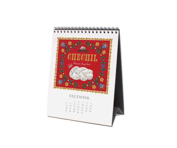 Rifle Paper Co. Paper 2026 Cheese Desk Calendar