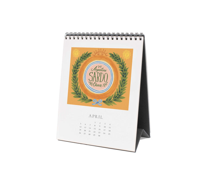 Rifle Paper Co. Paper 2026 Cheese Desk Calendar