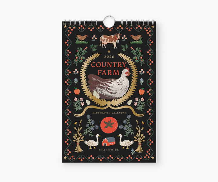 Rifle Paper Co. Paper 2026 Country Farm Kitchen Calendar (6x9)