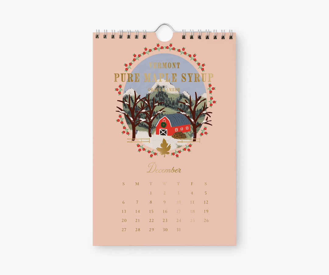 Rifle Paper Co. Paper 2026 Country Farm Kitchen Calendar (6x9)