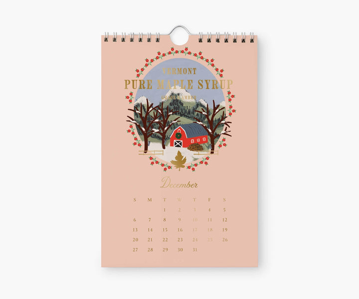 Rifle Paper Co. Paper 2026 Country Farm Kitchen Calendar (6x9)
