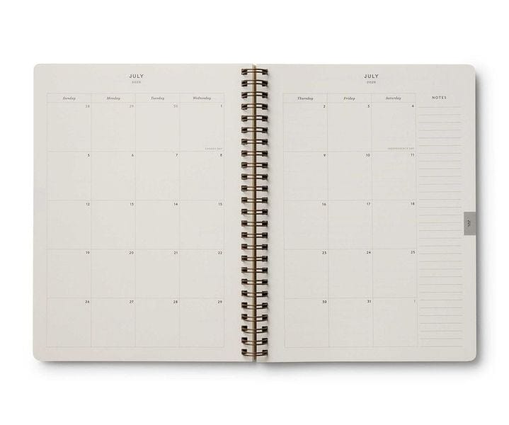Rifle Paper Co. Paper 2026 Dahlia 12-Month Softcover Spiral Planner