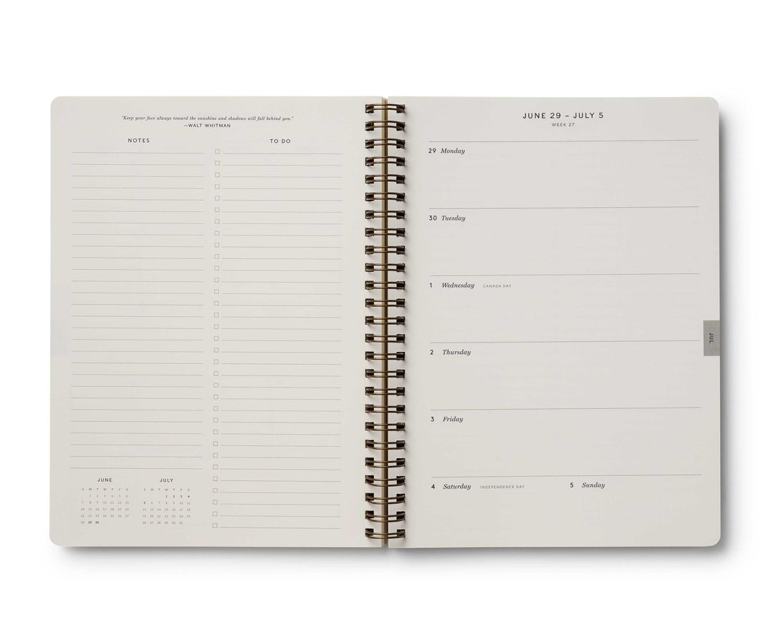 Rifle Paper Co. Paper 2026 Dahlia 12-Month Softcover Spiral Planner