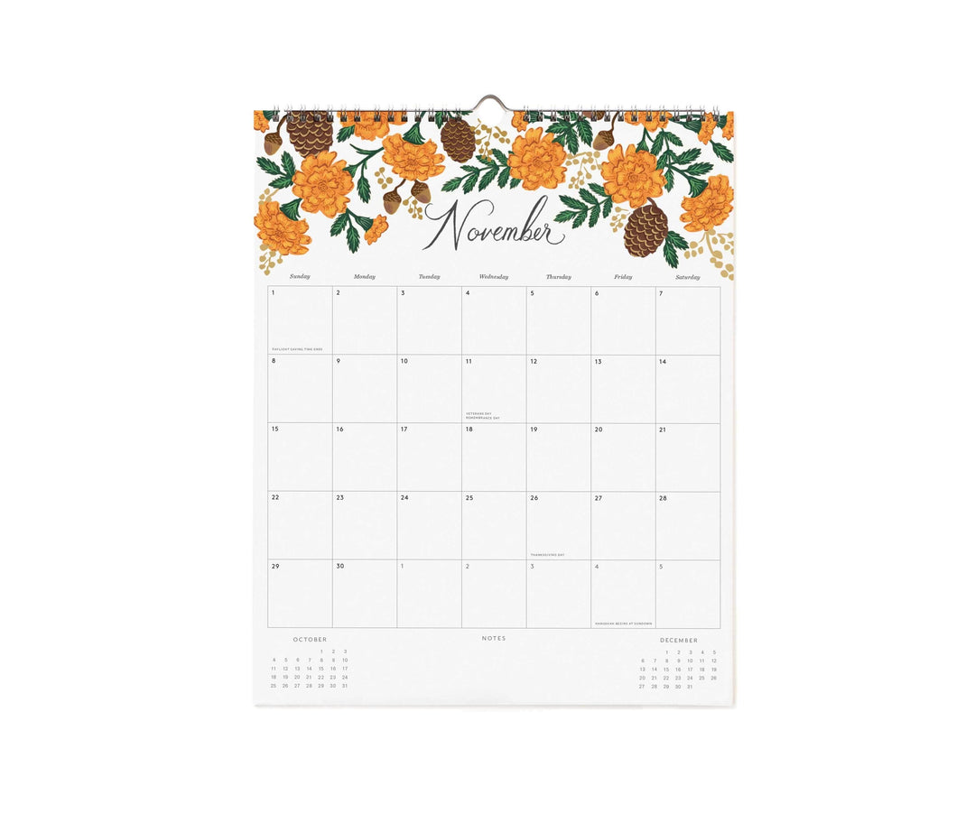 Rifle Paper Co. Paper 2026 Dahlia Appointment Calendar