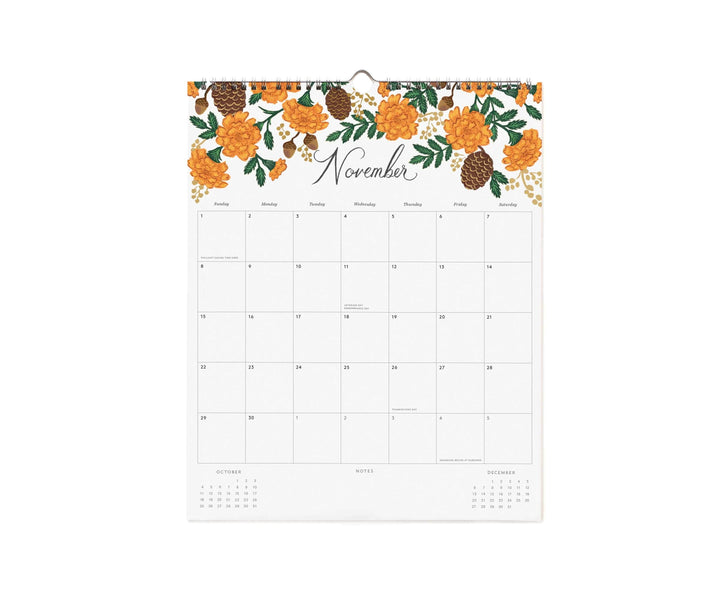 Rifle Paper Co. Paper 2026 Dahlia Appointment Calendar