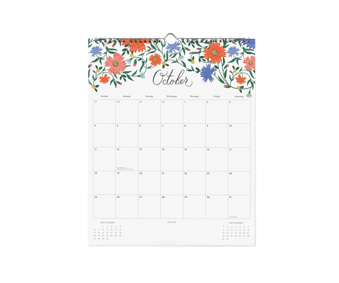 Rifle Paper Co. Paper 2026 Dahlia Appointment Calendar