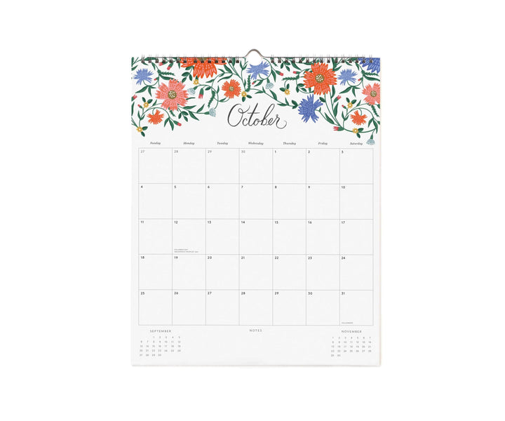 Rifle Paper Co. Paper 2026 Dahlia Appointment Calendar