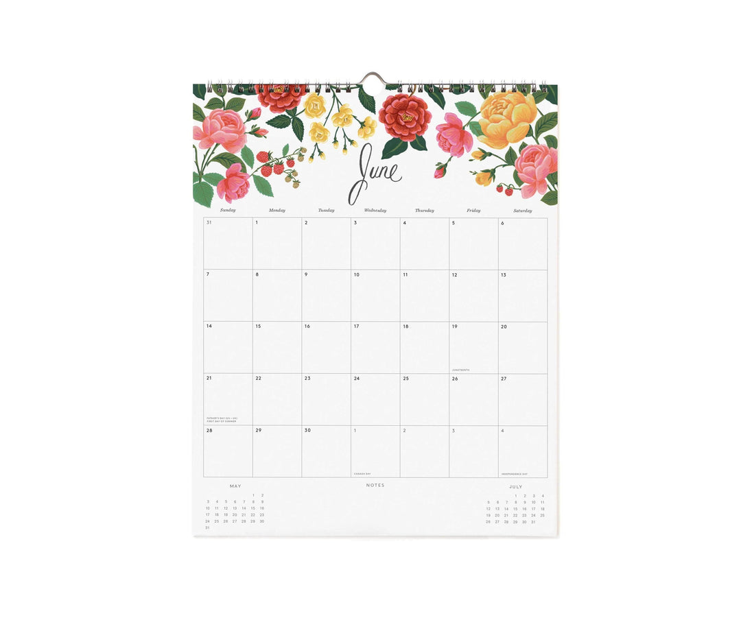 Rifle Paper Co. Paper 2026 Dahlia Appointment Calendar