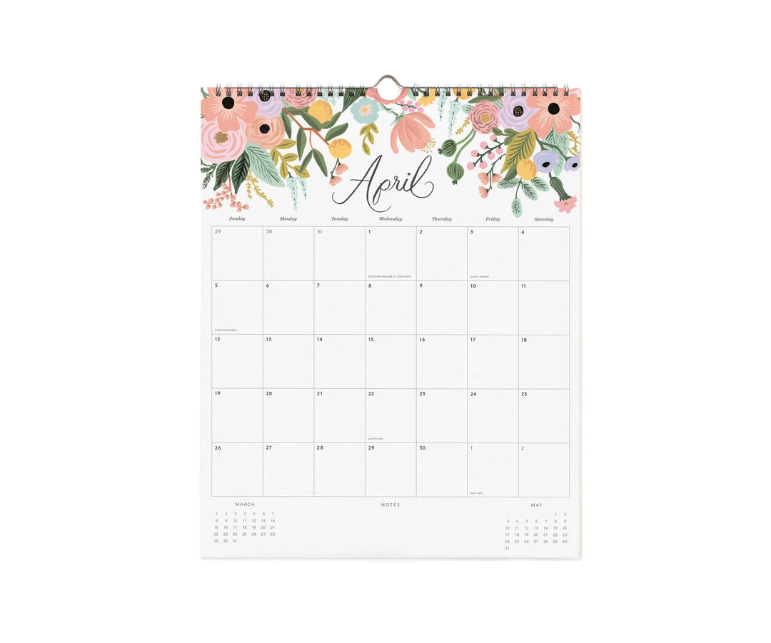 Rifle Paper Co. Paper 2026 Dahlia Appointment Calendar